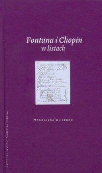 Fontana i Chopin w listach - okładka książki