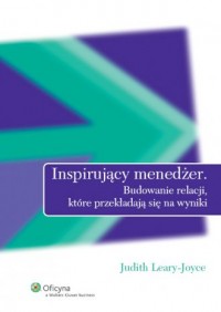 Inspirujący menedżer - okładka książki