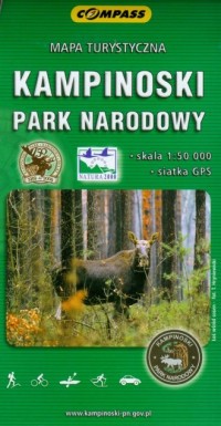 Kampinoski Park Narodowy (mapa - okładka książki