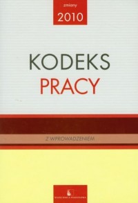 Kodeks pracy z wprowadzeniem. Zmiany - okładka książki