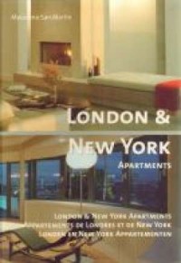 London and New York apartments - okładka książki