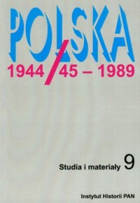 Polska 1944(45)-1989. Studia i - okładka książki