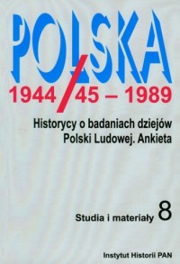 Polska 1944/45-1989. Historycy - okładka książki