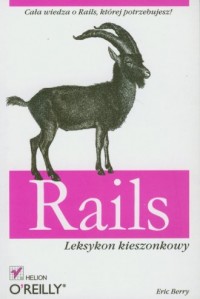 Rails. Leksykon kieszonkowy - okładka książki
