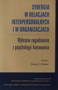 Synergia w relacjach interpersonalnych - okładka książki