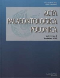 Acta Palaeontologica Polonica. - okładka książki