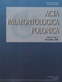 Acta Palaeontologica Polonica. - okładka książki