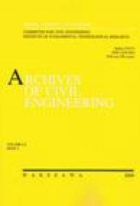 Archives of Civil Engineering 2/2009 - okładka książki