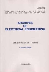 Archiwum Elektrotechniki. Archives - okładka książki