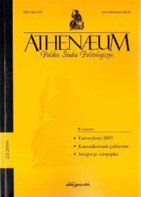 Athenaeum. Polskie Studia Politologiczne - okładka książki