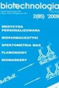 Biotechnologia 2(85)/2009 - okładka książki