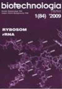 Biotechnologia rybosom rRNA 1(84) - okładka książki