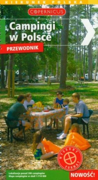 Campingi w Polsce Przewodnik - okładka książki