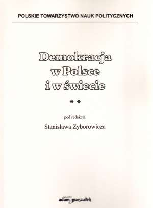 Demokracja w Polsce i w świecie - okładka książki