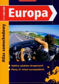 Europa. Atlas samochodowy - okładka książki
