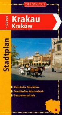 Kraków. Plan miasta (wersja niem.) - okładka książki