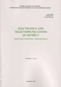 Kwartalnik Elektroniki i Telekomunikacji - okładka książki