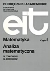 Matematyka cz. 1 - okładka książki