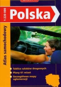 Polska. Atlas samochodowy - okładka książki