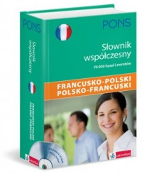 Słownik współczesny francusko-polski, - okładka książki