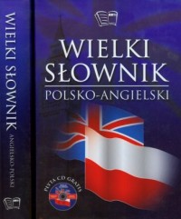 Wielki słownik polsko-angielski, - okładka książki