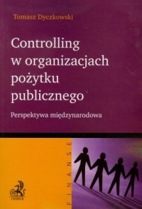 Controlling w organizacjach pożytku - okładka książki