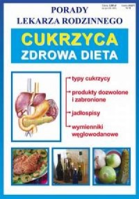 Cukrzyca Zdrowa dieta - okładka książki