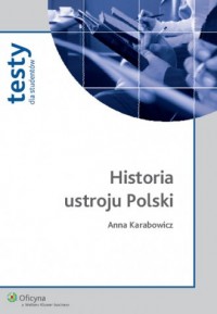 Historia ustroju Polski - okładka książki