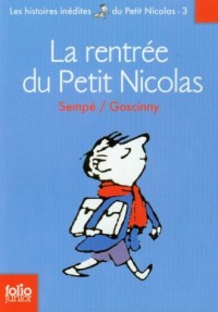 Petit Nicolas La rentree du Petit - okładka książki