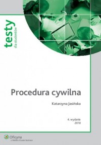 Procedura cywilna - okładka książki