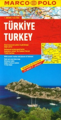 Turcja (mapa samochodowa 1:800 - okładka książki