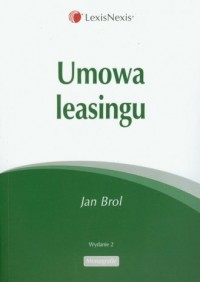 Umowa leasingu - okładka książki