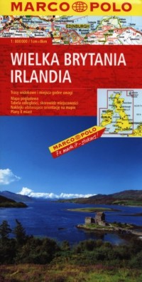 Wielka Brytania. Irlandia (mapa - okładka książki