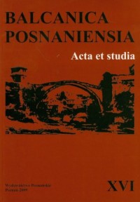 Balcanica Posnaniensia. Acta et - okładka książki