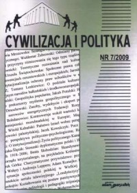 Cywilizacja i polityka nr 7/2009 - okładka książki