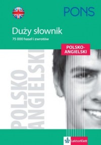 Duży słownik polsko-angielski - okładka podręcznika