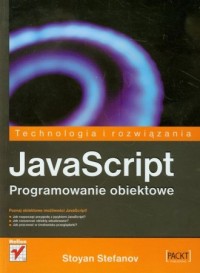JavaScript. Programowanie obiektowe - okładka książki