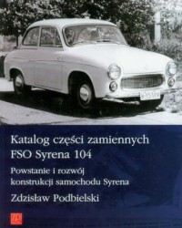 Katalog części zamiennych FSO Syrena - okładka książki
