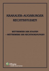 Krakauer-Augsburger Rechtsstudien - okładka książki