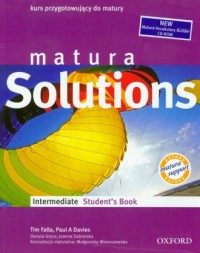 Matura Solutions Intermediate Student - okładka podręcznika