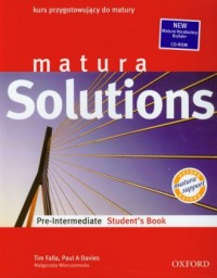 Matura Solutions Student s Book - okładka podręcznika