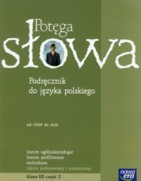 Potęga słowa 3. Język polski. Podręcznik - okładka podręcznika