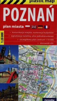 Poznań (plan miasta 1:20 000) - okładka książki