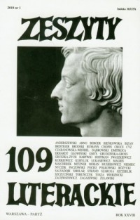 Zeszyty Literackie 109 - okładka książki
