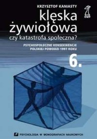 Klęska żywiołowa czy katastrofa - okładka książki