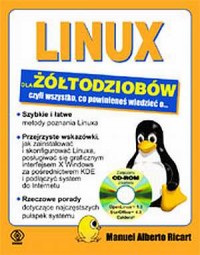 Linux dla żółtodziobów - okładka książki