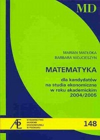 Matematyka dla kandydatów na studia - okładka książki