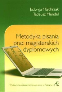 Metodyka pisania prac magisterskich - okładka książki