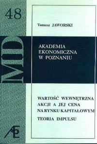 Wartość wewnętrzna akcji a jej - okładka książki