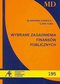 Wybrane zagadnienia finansów publicznych - okładka książki